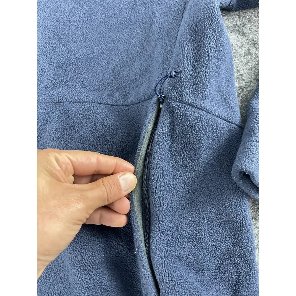 The North Face Jacket Mens Extra Large Blue Fleece Full Zip Sweater N253